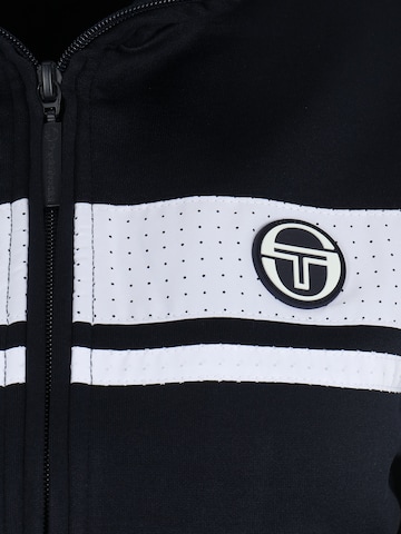 Sergio Tacchini Athletic Zip-Up Hoodie in Blue