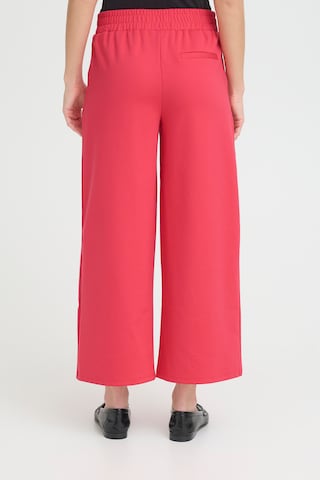 ICHI Wide Leg Hose in Pink