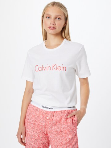 Calvin Klein Underwear Szabványos Póló - fehér: elől