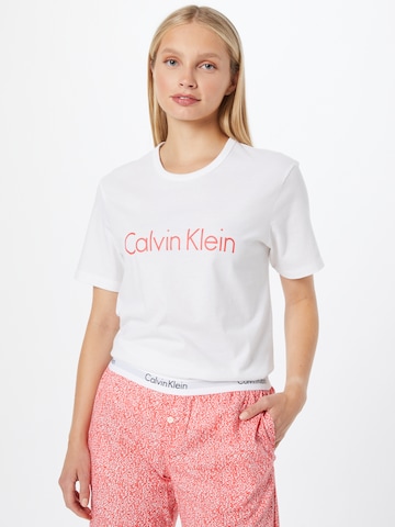 balts Calvin Klein Underwear Standarta T-Krekls: no priekšpuses