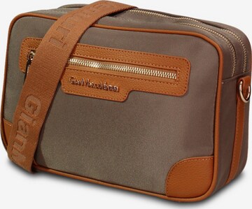 Borsa a tracolla 'Borsa a Tracolla Pelle Vegana Gianmarco Venturi Nera e - Versatile Donna' di GianMarco Venturi in verde: frontale