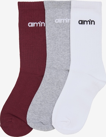 Aim'n Κάλτσες σε γκρι: μπροστά