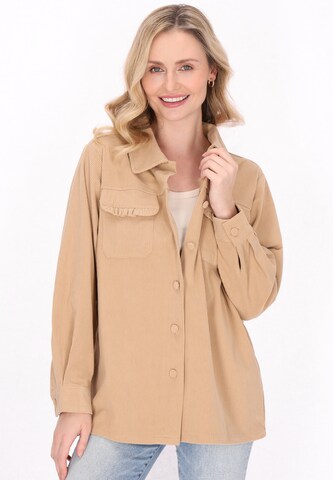 Usha Between-season jacket in Beige: front