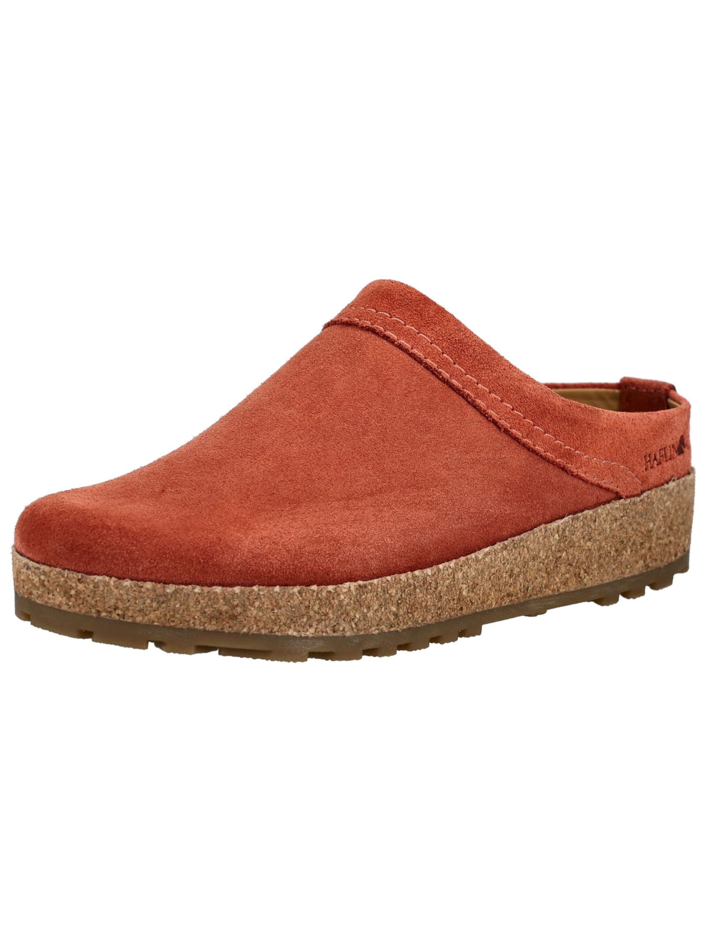 HAFLINGER Pantolette in Orange: Vorderseite