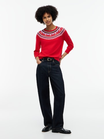 TOMMY HILFIGER Pulóver - piros