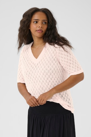 KAFFE CURVE Pullover 'Loura' i pink: forside