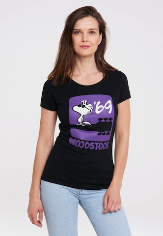 LOGOSHIRT Shirt 'Peanuts' in Gemengde kleuren: voorkant