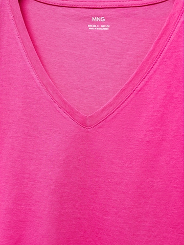 MANGO Majica 'CHALAPI' | roza barva