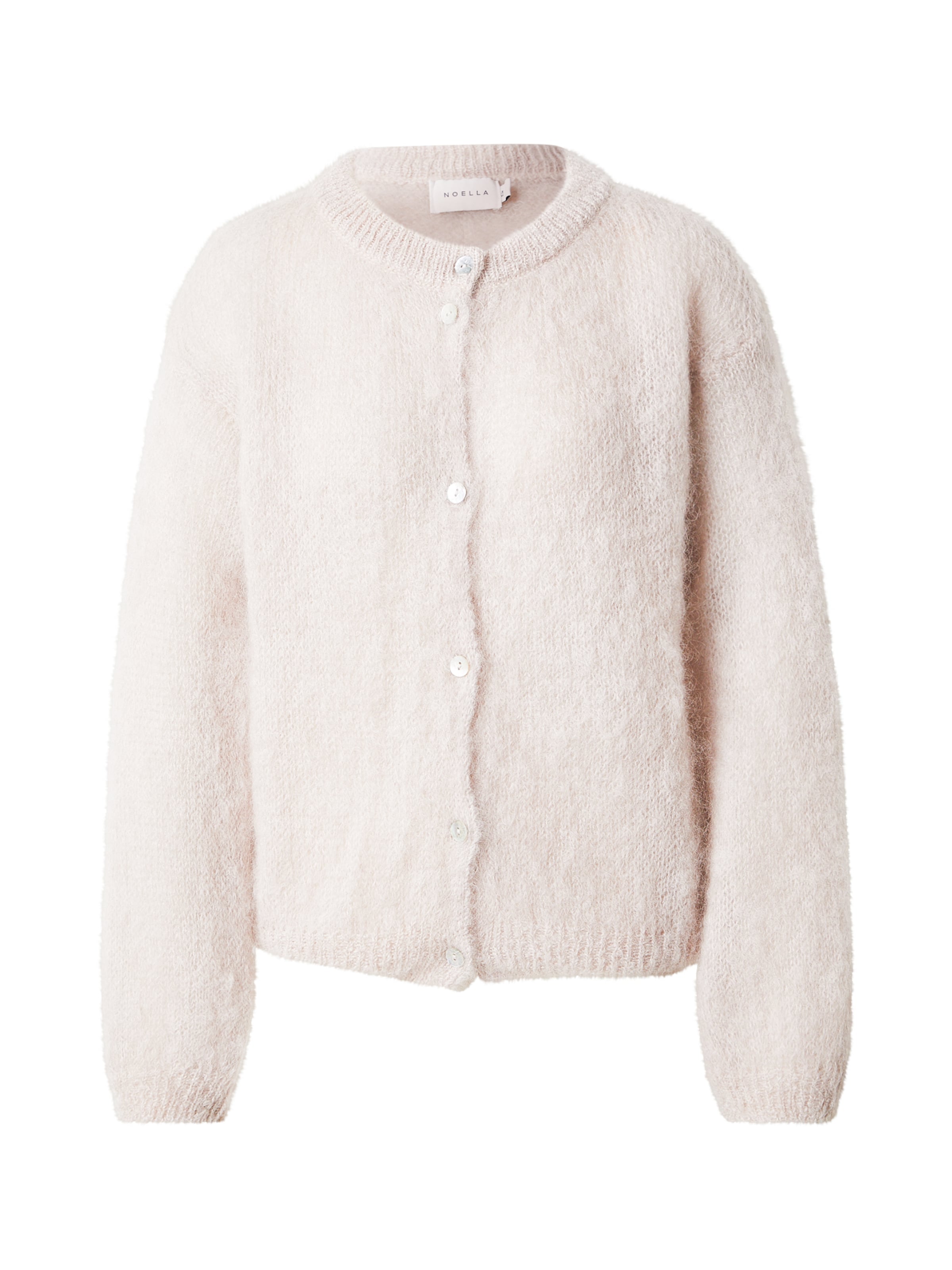 Noella Gebreid vest 'Kae' in Beige: voorkant