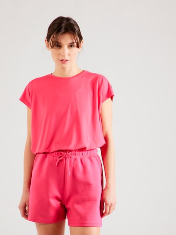 ONLY PLAY - Camisa funcionais 'AUBREE' em rosa: frente