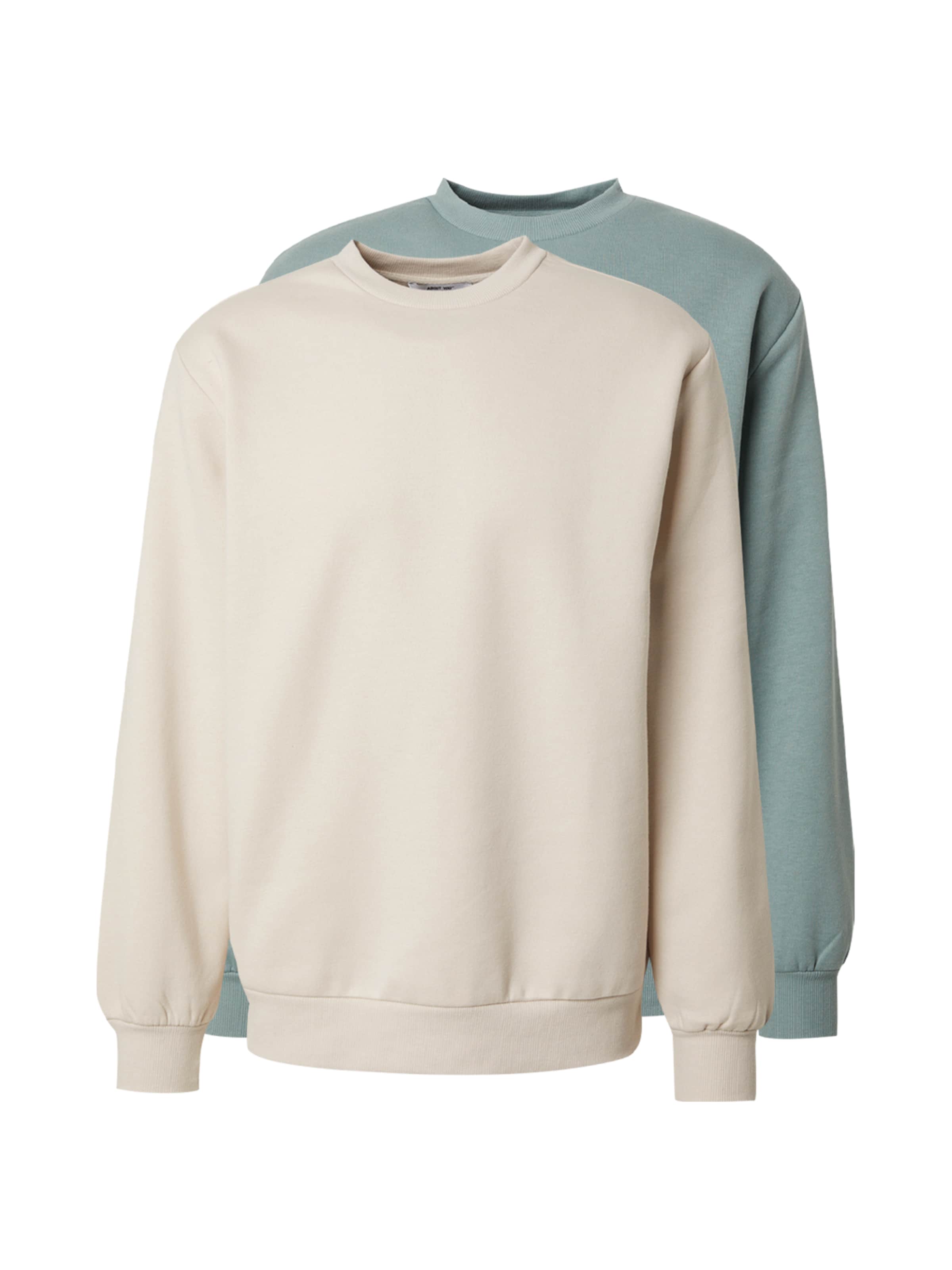 Sweat-shirt &#x27;Davin&#x27; ABOUT YOU en beige : devant