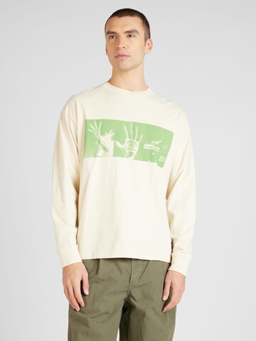 Levi's Skateboarding Shirt in Beige: voorkant