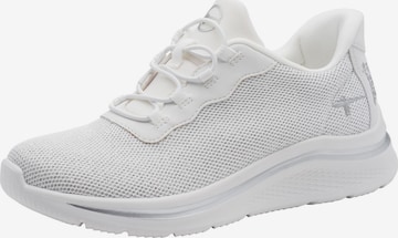 Baskets basses Tamaris en blanc : devant