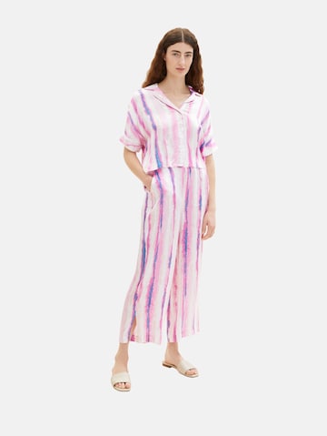 TOM TAILOR Wide leg Byxa i rosa