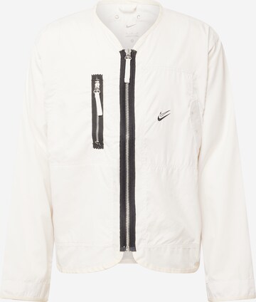 NIKE Sportjacke in Weiß: predná strana