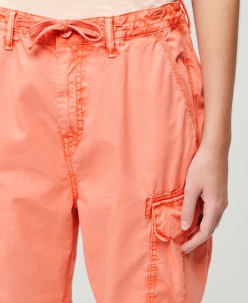 Superdry Loose fit Cargo Pants in Orange