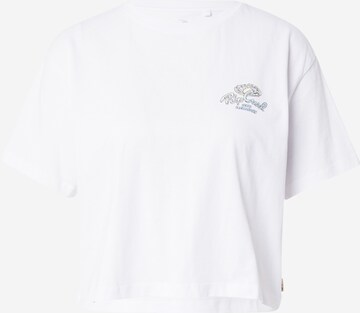 T-shirt RIP CURL en blanc : devant