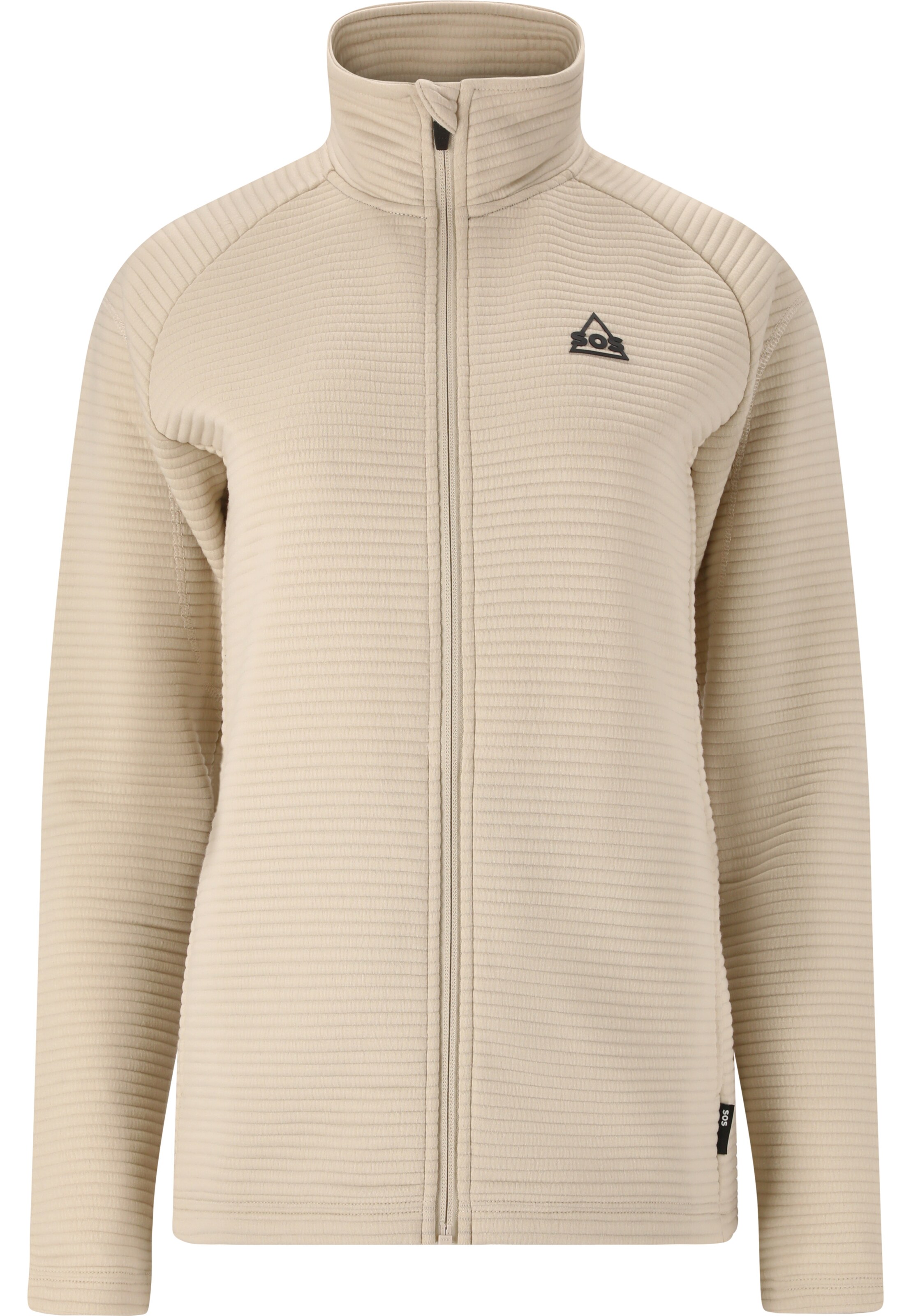 SOS Sportief sweatvest 'Muju' in Bruin: voorkant