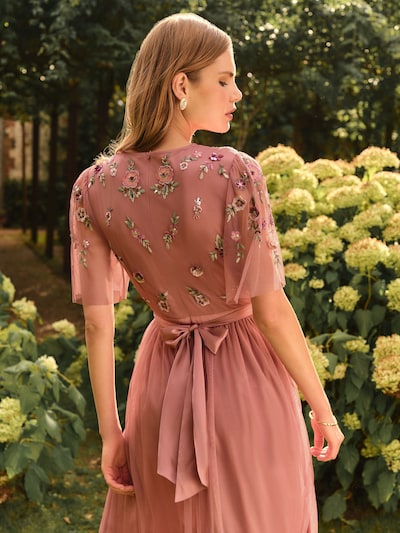 love & roses Evening dress in 36 in Green / Orange / Raspberry / Bordeaux, Item view