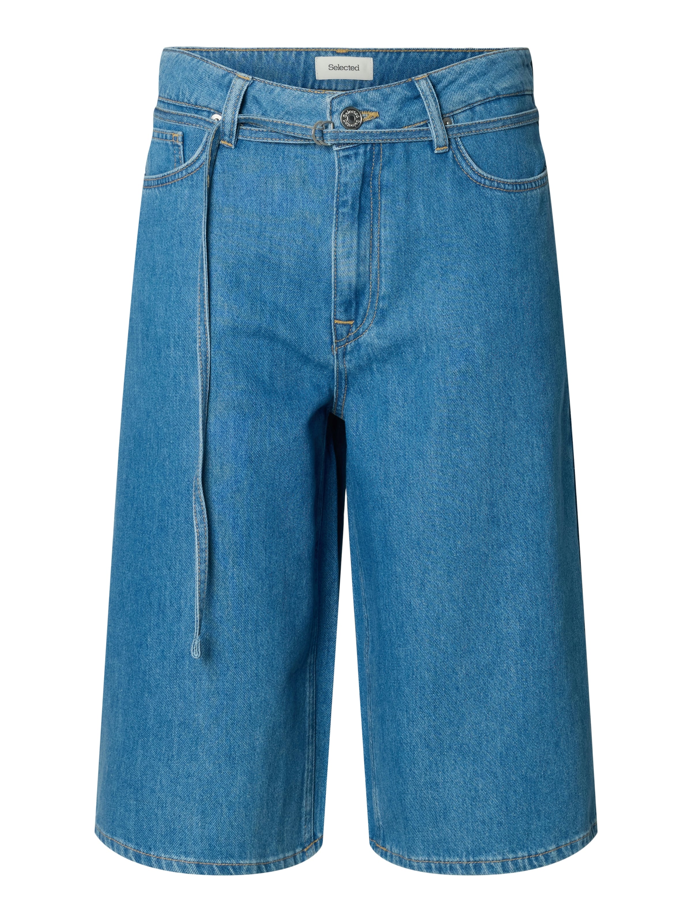 Regular Jeans 'SLFTENNA' de la SELECTED pe albastru: față