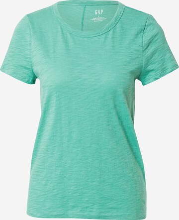 T-shirt GAP en vert : devant