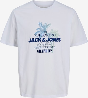 JACK & JONES Μπλουζάκι 'JJGRADIENT' σε λευκό: μπροστά