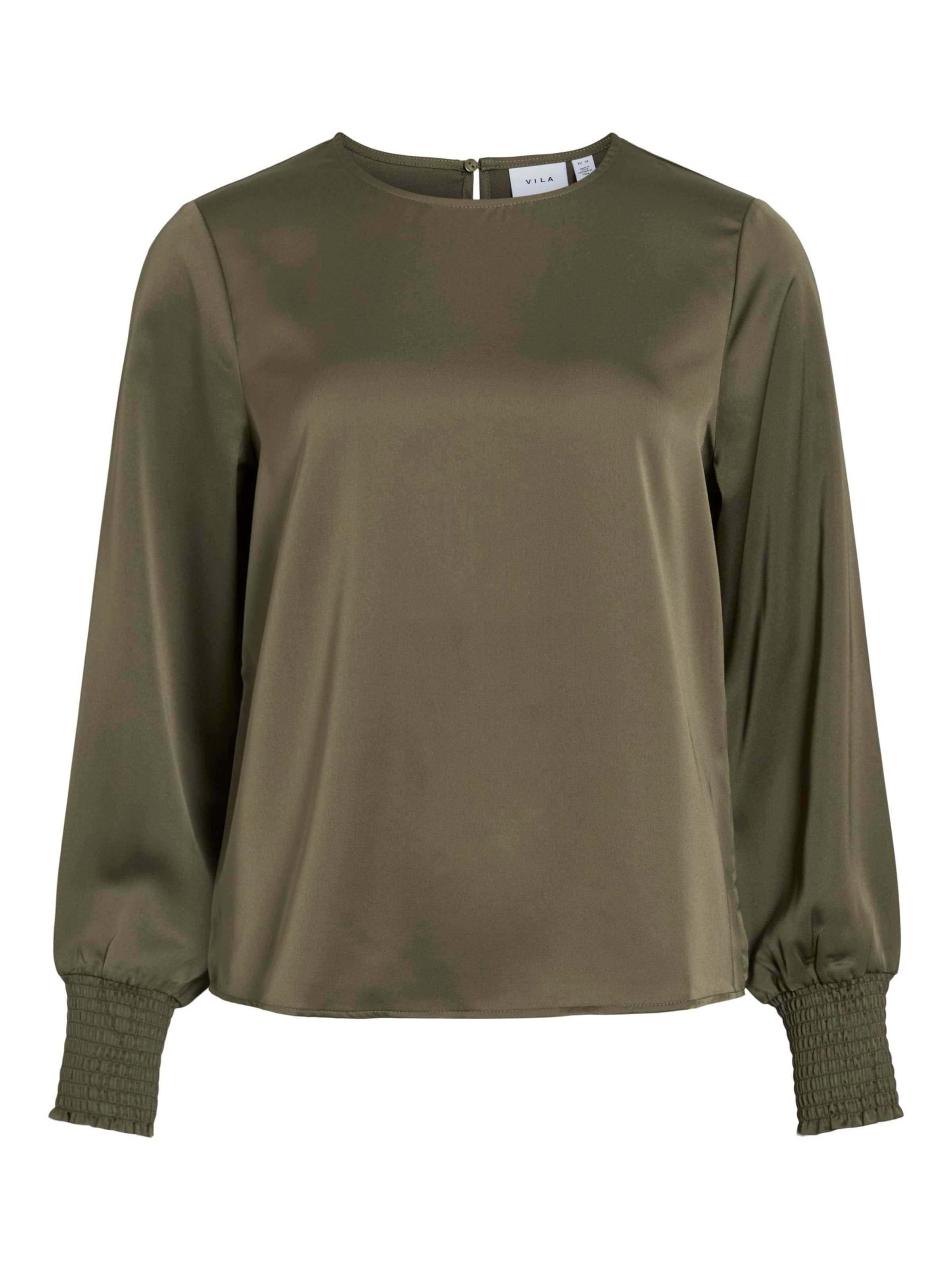 VILA Bluse 'VIELLETTE' i oliven, Produktvisning
