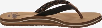 REEF T-Bar Sandals 'Cushion Sands' in Black