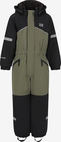 ZigZag Athletic Suit in Green: front