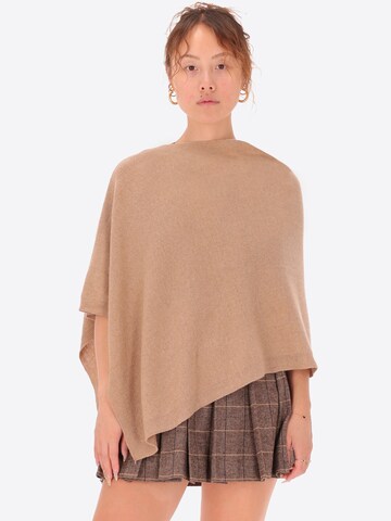 Distretto12 Poncho in Braun: Vorderseite
