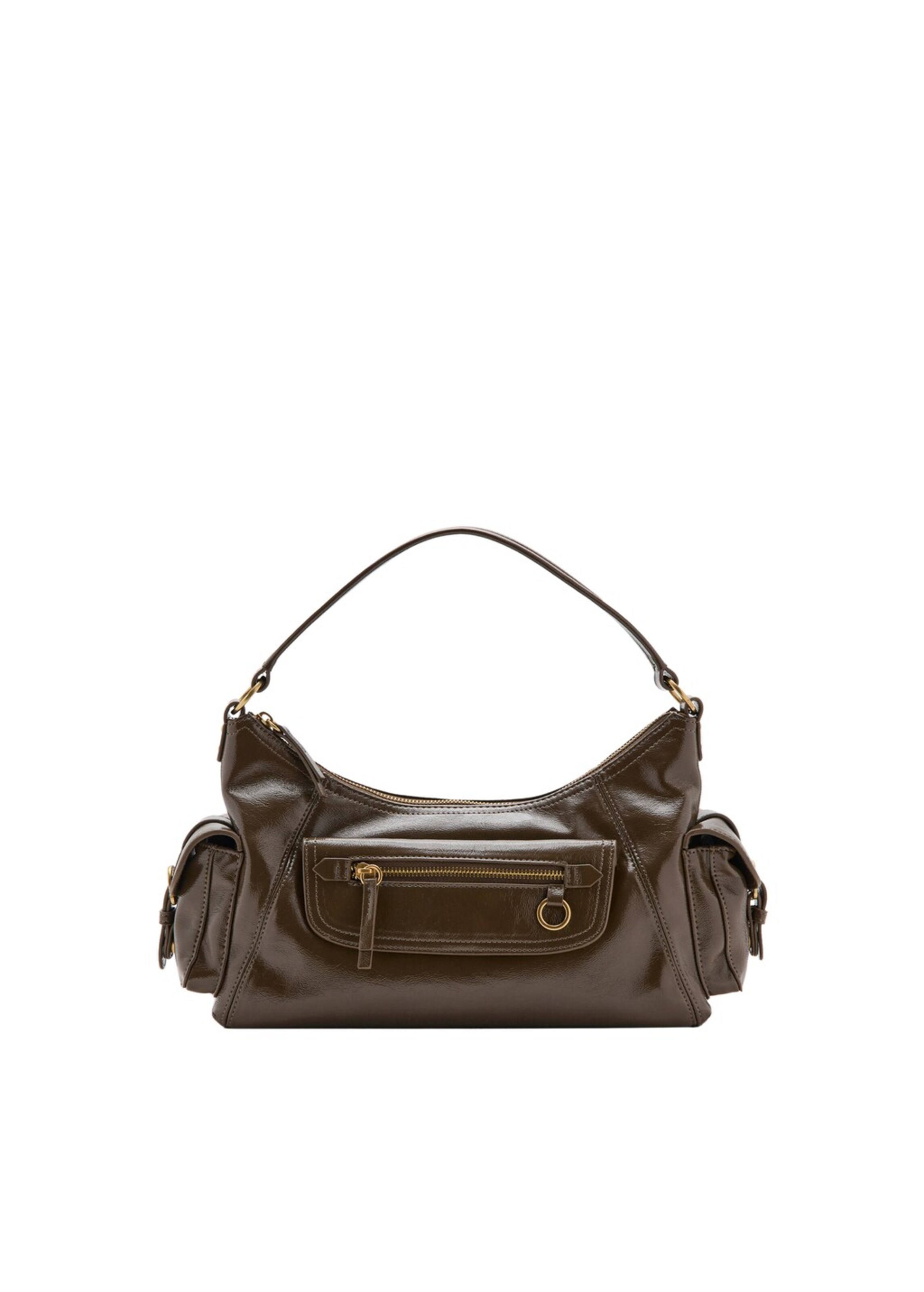 MANGO Schultertasche in khaki, Produktansicht