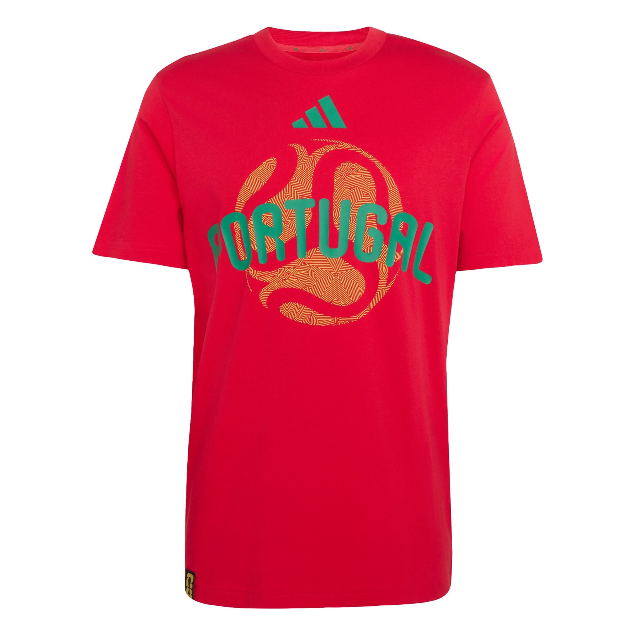 ADIDAS PERFORMANCE - Camiseta funcional 'FIFA Fussball-Weltmeisterschaft 26™ Portugal' en rojo: frente