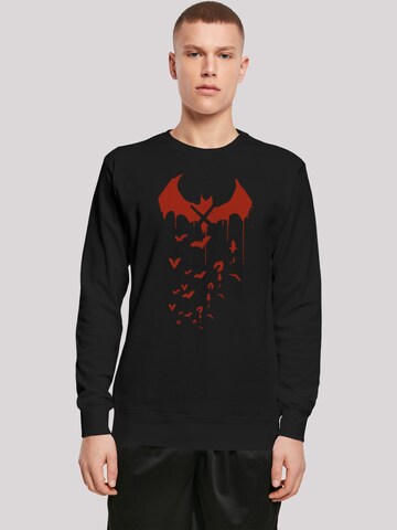 Felpa 'DC Comics Batman Arkham Knight Bats' di F4NT4STIC in nero: frontale