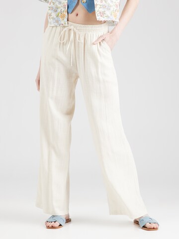 ZABAIONE Wide Leg Hose 'El44eni' in Beige: Vorderseite