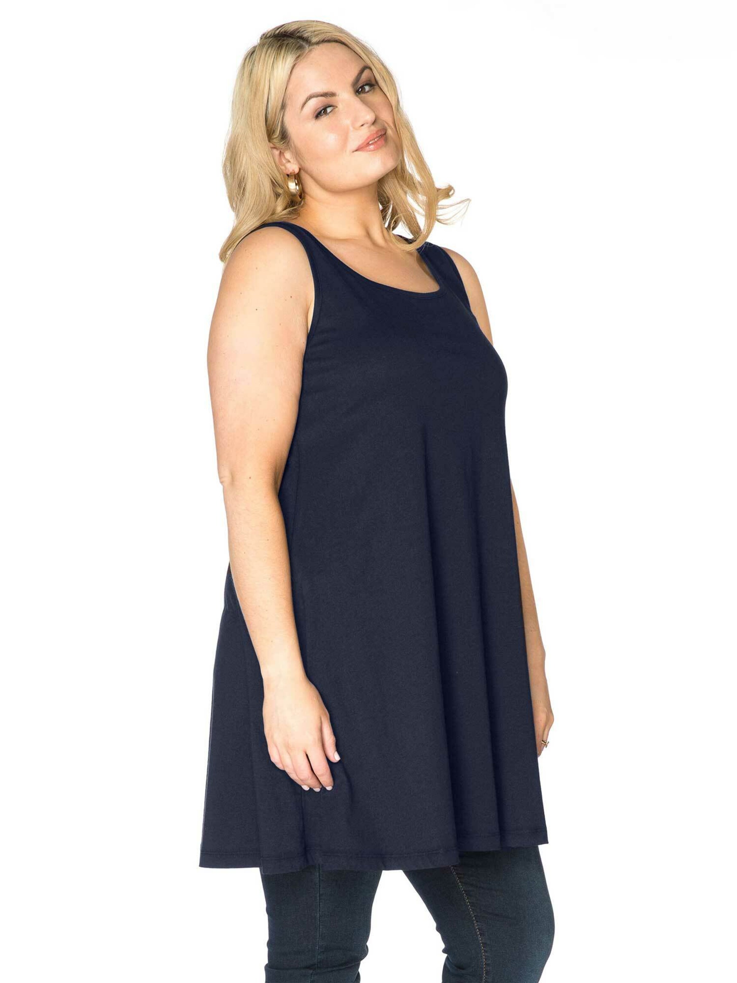 YOEK Top 'MILA' in Blue: front