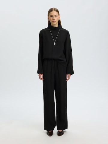 SELECTED Regular Trousers 'SLWSOLER' in Black