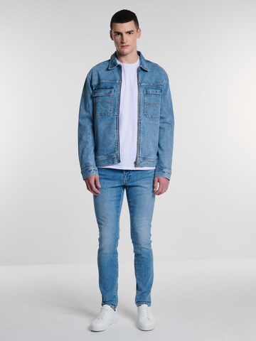 BIG STAR Slimfit Jeans 'Deric' in Blauw