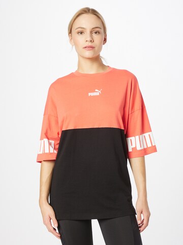 PUMA Shirt 'Power' in Orange: predná strana