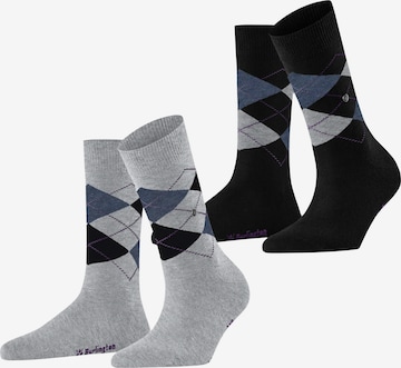 BURLINGTON Socken 'Everyday Argyle' in Grau: Vorderseite