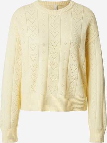 ONLY Pulover 'ONLPAINT' | rumena barva: sprednja stran