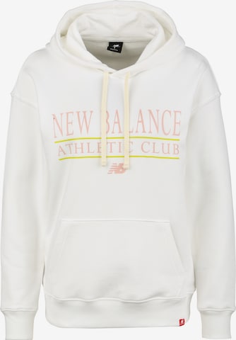 Sweat-shirt new balance en blanc : devant