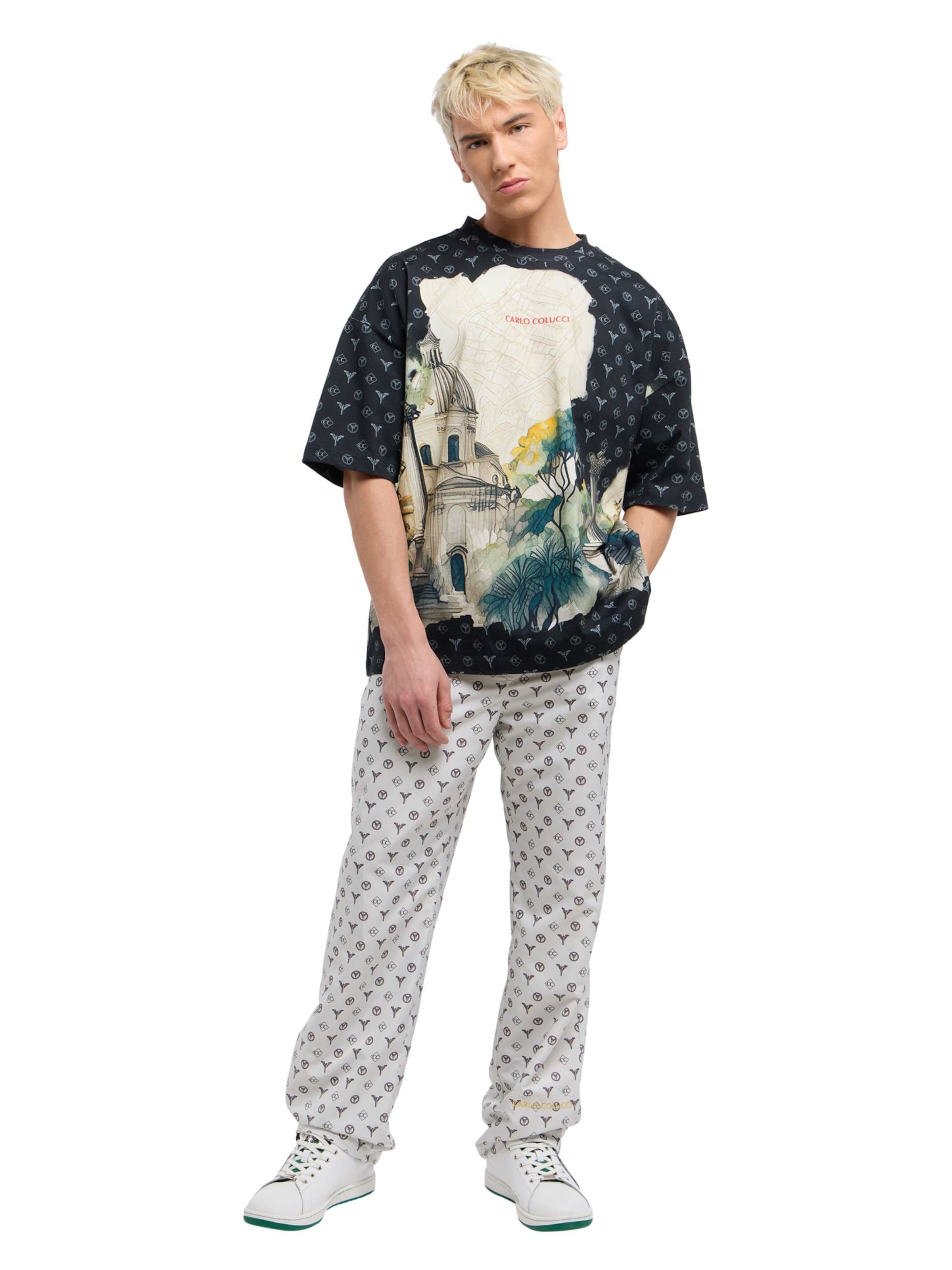 T-Shirt 'Emmerich' Carlo Colucci en noir