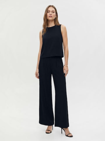 Everly Wide leg Παντελόνι πλισέ σε μπλε