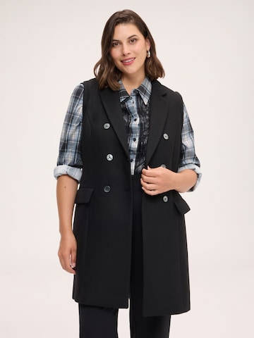 Cappotto di mezza stagione di Fiorella Rubino in nero