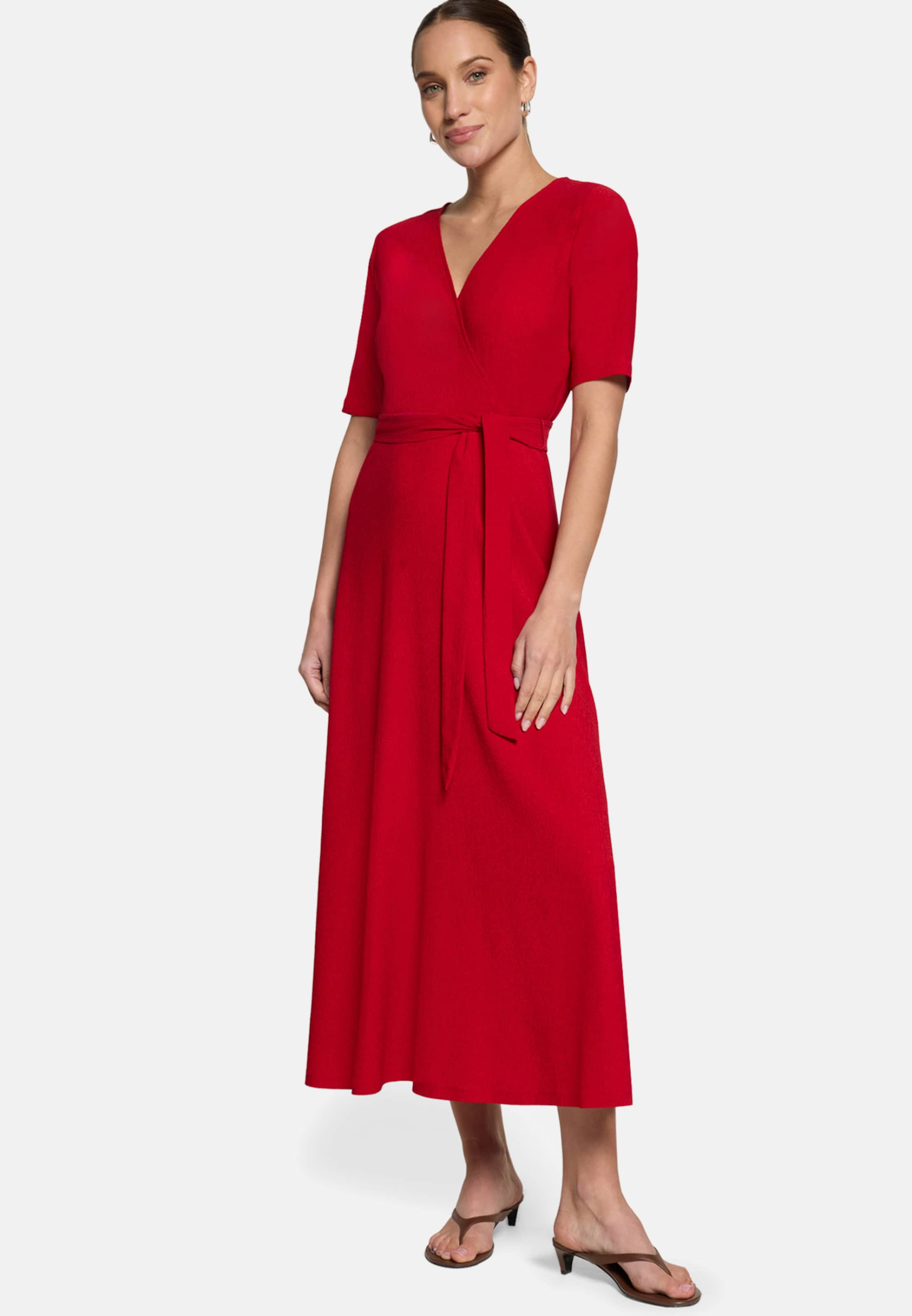 Robe de soirée zero en rouge : devant