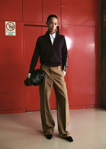 MANGO Knit Cardigan 'Barneda' in Purple