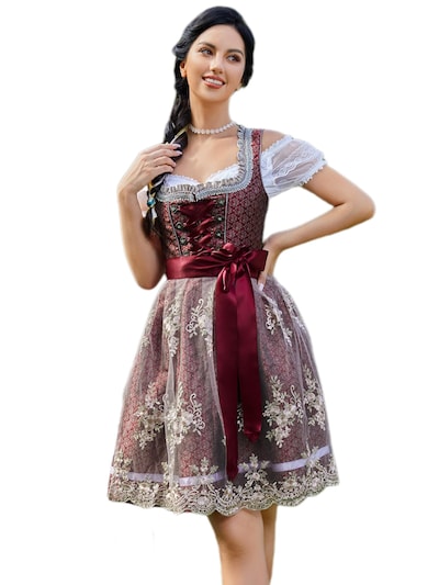 Yesfashion Dirndl in 42 in Bordeaux, Item view