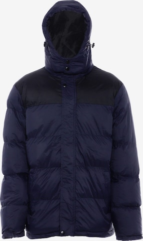 keepsuwarm Winterjas in Blauw: voorkant