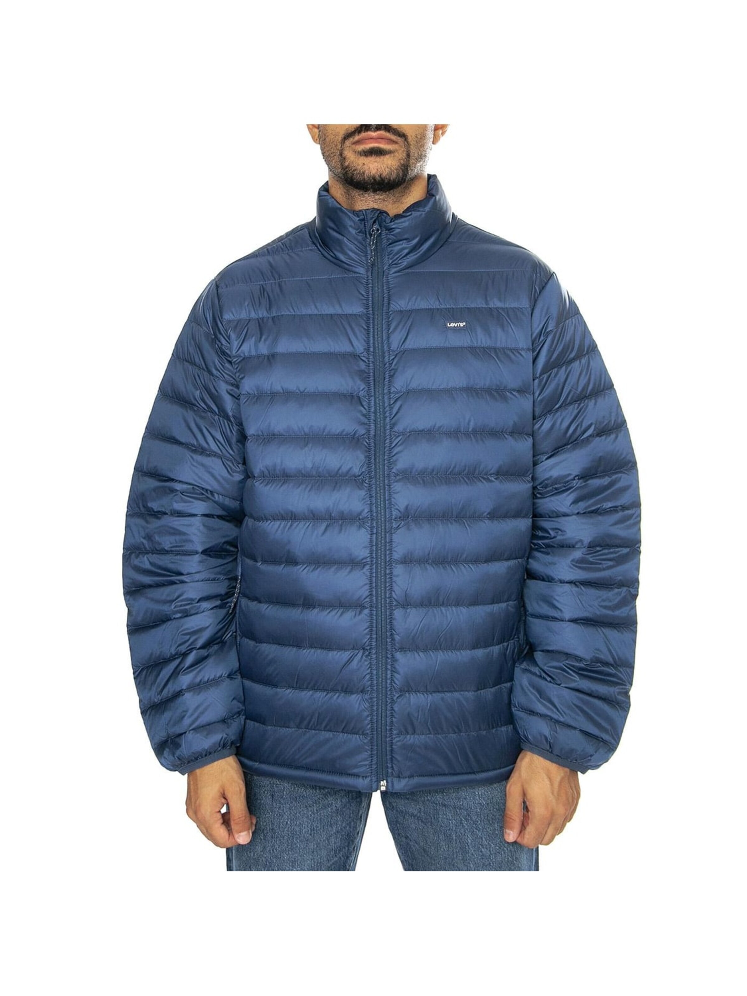 LEVI'S ® Between-season jacket 'Tobal Down Packable Sargasso Sea Blue' in Blue: front