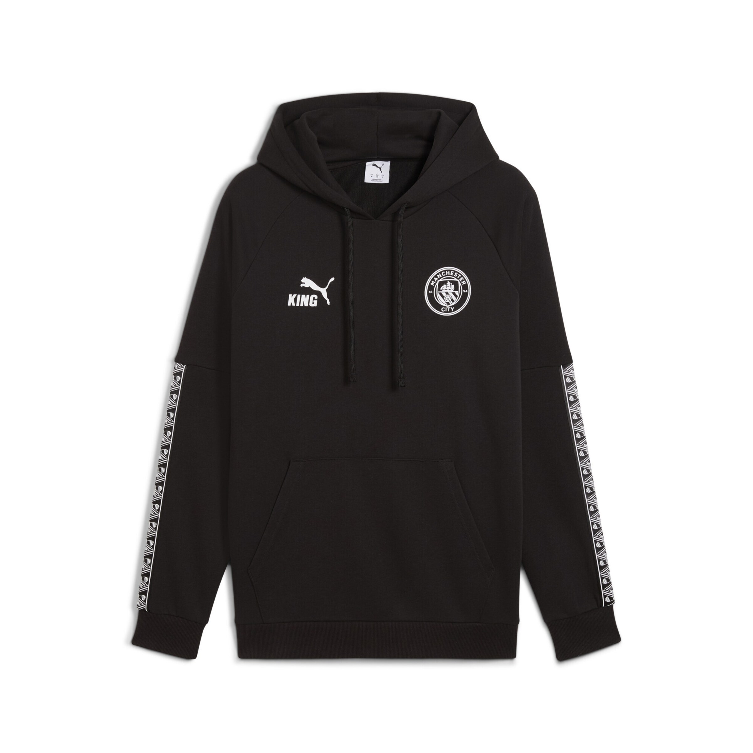 PUMA Sports sweatshirt 'Manchester City KING' in Black: front